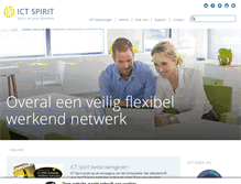 Tablet Screenshot of ictspirit.nl